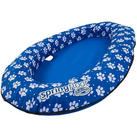 Swimways Spring Float Paddle Paws Dog Pool Float Small 0 65 Lbs