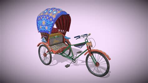 Bangladesh Rickshaw 3d Model By Ashnac 4d98194 Sketchfab