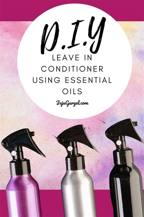 Want some extra moisture, but no grease? DIY leave in hair conditioner using essential oils in 2020 ...