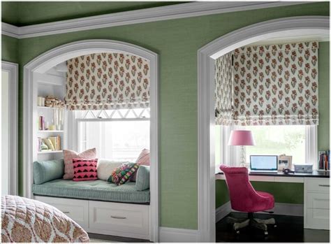 College kids spend a lot of time gaming or watching tv, in between doing homework. Add Visual Interest to Your Bedroom Window Seat