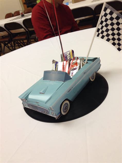 Incredible Mans antique car theme birthday party 1950s | Antique and
