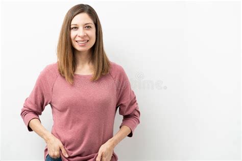 Beautiful Woman In Her 40s Stock Image Image Of People 179349395