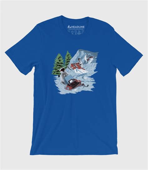 Polar Bears Snowmobiling Funny Men S T Shirt Headline Shirts