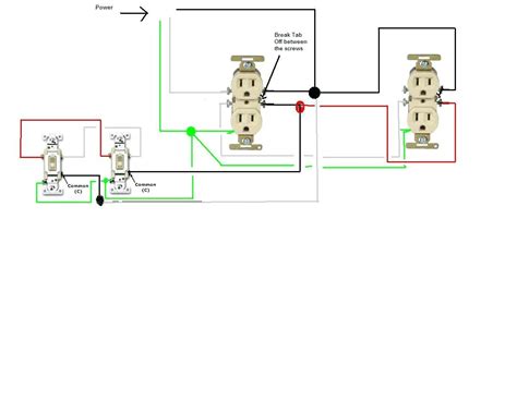 In other words, a 3 way switch is made up of one light that's controlled by two separate switches. How To Wire A Light Switch And Outlet Combo Diagram Wiring Together Pleasing | Electrica