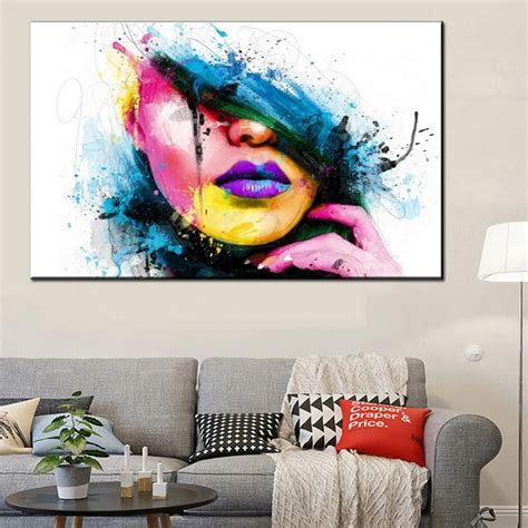 Fashionable 60x80cm Large Wall Art Canvas Painting Modern Sexy Women