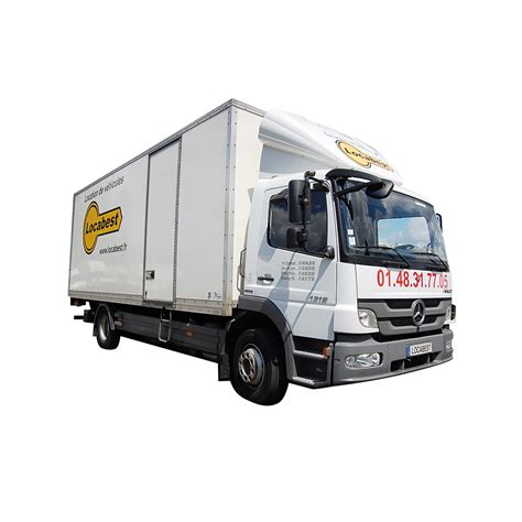 La location de voiture et la location d'utilitaires à portée de …clic. Location d'un camion 40m3 Mercedes Atégo Hayon | Locabest