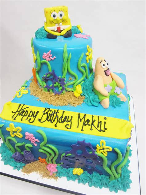 spongebob cake spongebob squarepants party spongebob birthday party 2nd birthday parties
