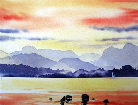 Easy Acrylic Paintings For Beginners Janes Art Blog Watercolours