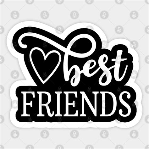 cute best friends best friends sticker teepublic