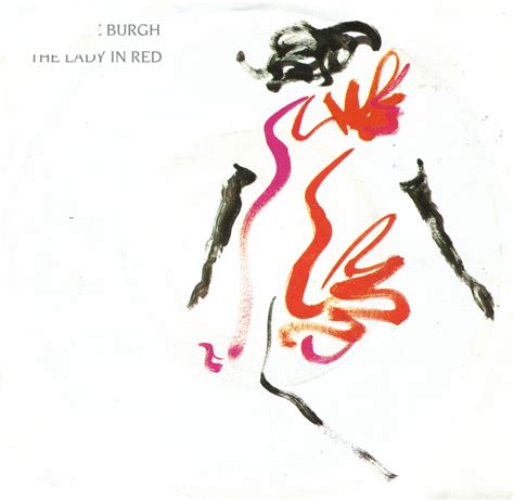 La dama de rojo, mi dama de rojo. Music on vinyl: The lady in red - Chris de Burgh