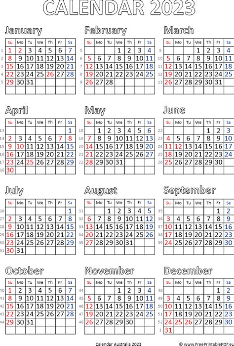 Printable Calendar Australia With Public Holidays Imagesee