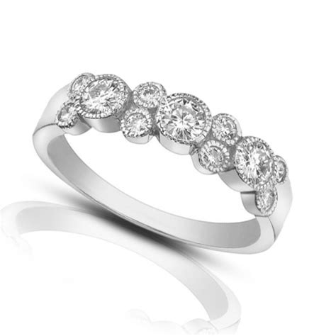 A diamond wedding band is the tangible piece of jewelry representing marriage and the love that binds it. 1.00 ct Ladies Round Cut Diamond Wedding Band Ring In ...