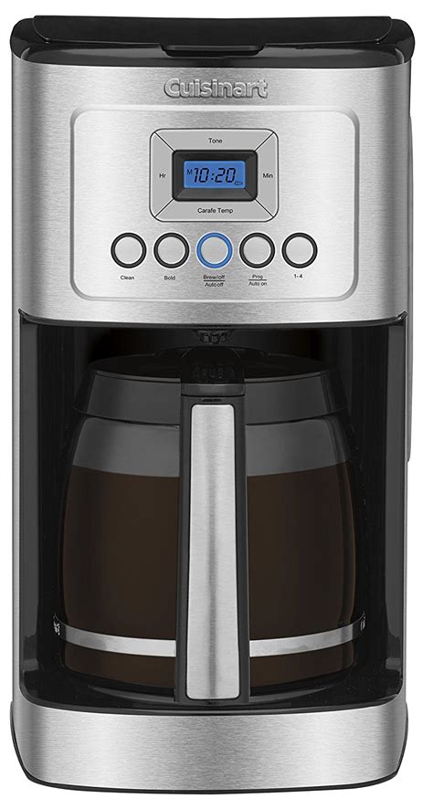 Considering its sleek design, temperature control, and undeniably useful features, this coffee maker simply brings so much to the. Cuisinart DCC-3200 14-Cup Glass Carafe with Stainless ...
