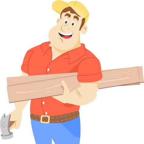 Carpenter Clipart Builder Carpenters Cartoon Png Original Size Png
