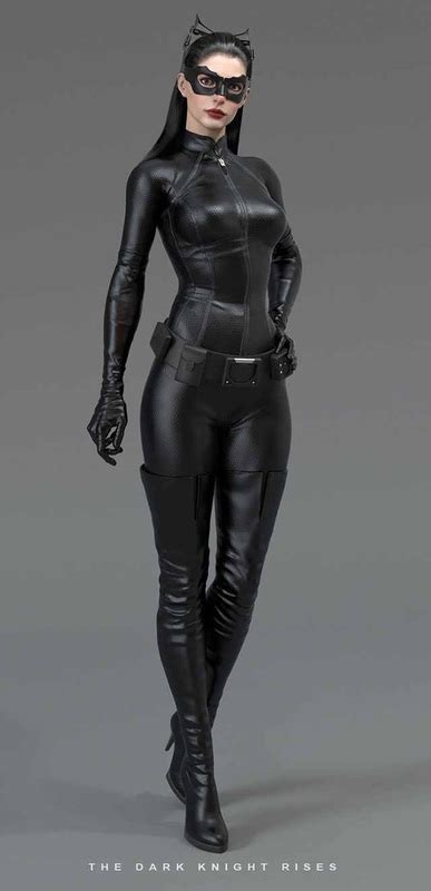 Anne Hathaway As Selina Kyle Sexy Catwoman Batman The Dark Knight