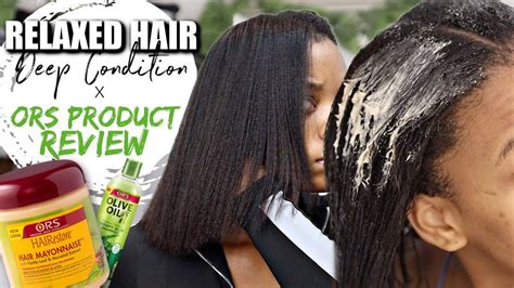 RELAXED HAIRCARE Weekly Deep Condition Routine ORS Product Review YouTube