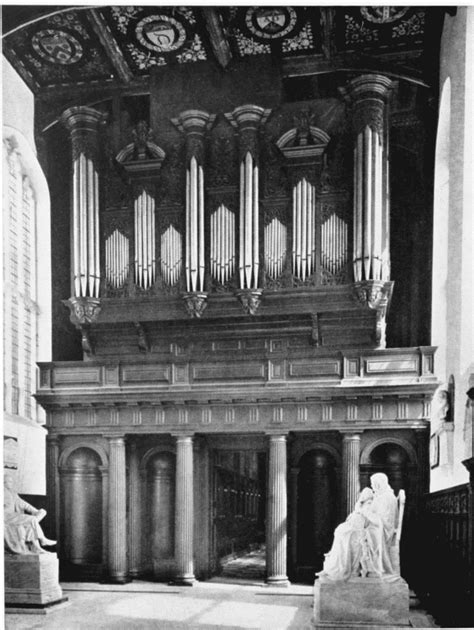 Plate 258 Trinity College Chapel Screen Organ Case And Reredos