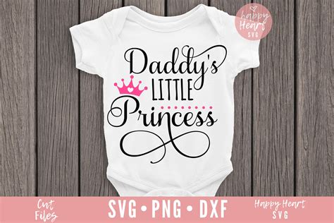 Daddys Little Princess Svg 778138 Cut Files Design Bundles