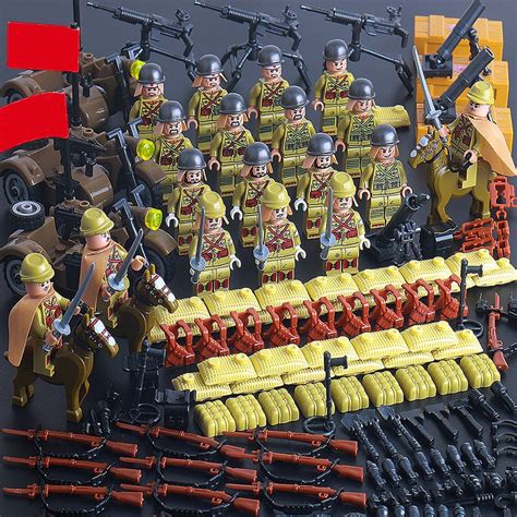 Ww2 The Imperial Japanese Army Minifigures Lego Compatible Military Set