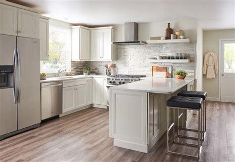 With a wide variety of high quality kitchen designer door styles. KraftMaid: Maple Kitchen in Linen - Contemporary - Kitchen ...