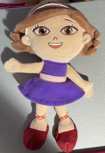 Little Einsteins June Doll Stuffed Plush Soft Toy Beanie Figure Disney