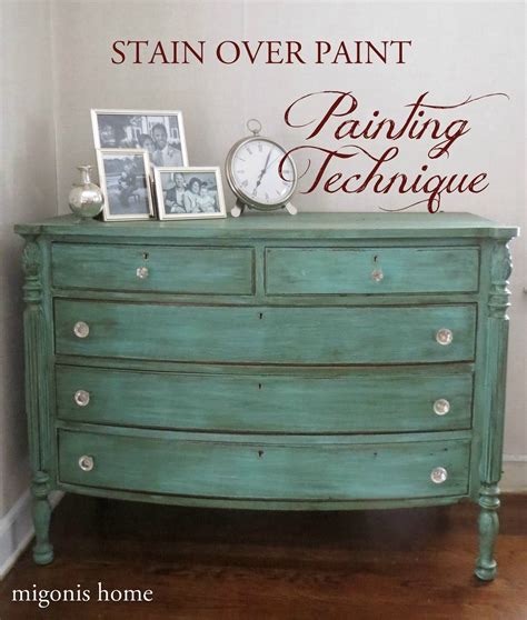 How to distress furniture is one of the easiest furniture painting techniques there is.distressing paint on furniture is also probably one of the most commonly used technique as well. Stain over paint - wood Stain Techniques Furniture ...