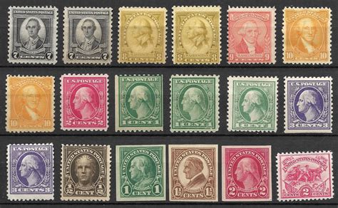 Mint Hinged Early 20th Century Lot of U.S. Stamps | United States