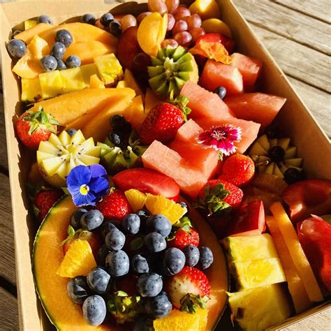 Fresh Fruit Platters And Takeaway Boxes Deliciously Fresh Seasonal