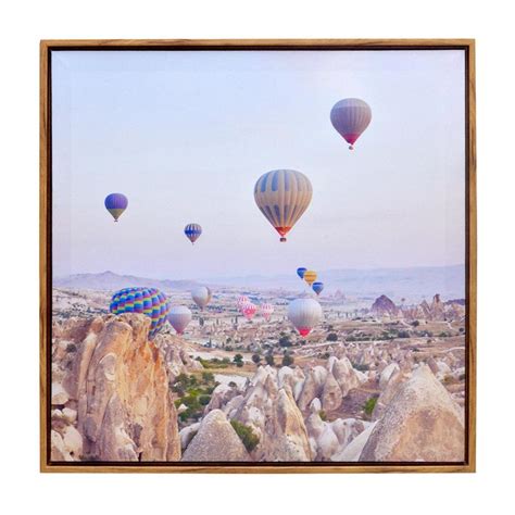 Quadro Decorativo 50cm Turquia Balões Espressione Camicado