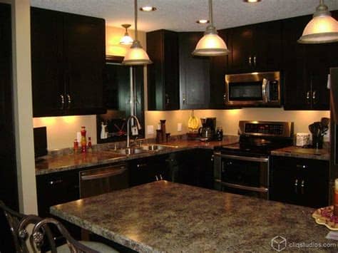 Largest selection of high quality ready made kitchen cabinets on web. Rich Espresso Kitchen - Contemporary - Kitchen ...