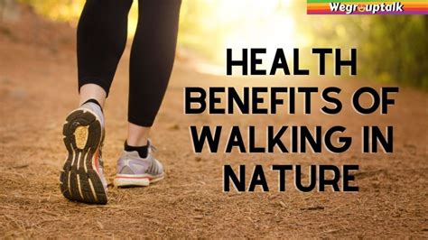 Walking In Nature Health Benefits Wegrouptalk