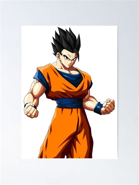 Adult Gohan Poster For Sale By Jixelpatterns Redbubble