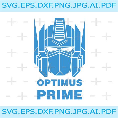 Optimus Prime Svg Optimus Prime Vector Optimus Prime Face Etsy