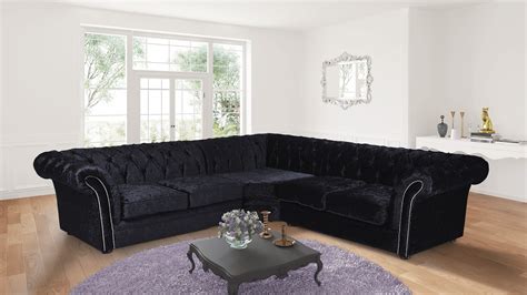 Black Corner Sofa