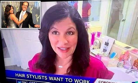 Tv Reporter Accidentally Shows Naked Husband In Shower During Home