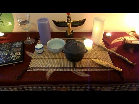 How To Basic Pagan Altar Youtube