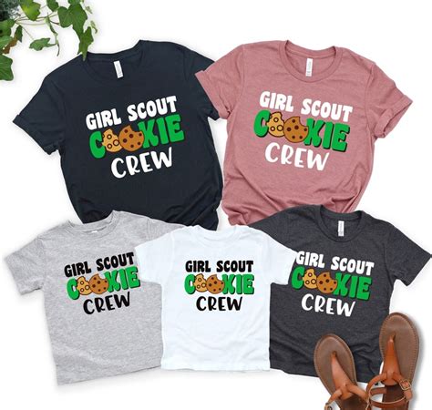 Girl Scout Cookie Shirt Girls Cooking Shirt Cookie Baking Etsy