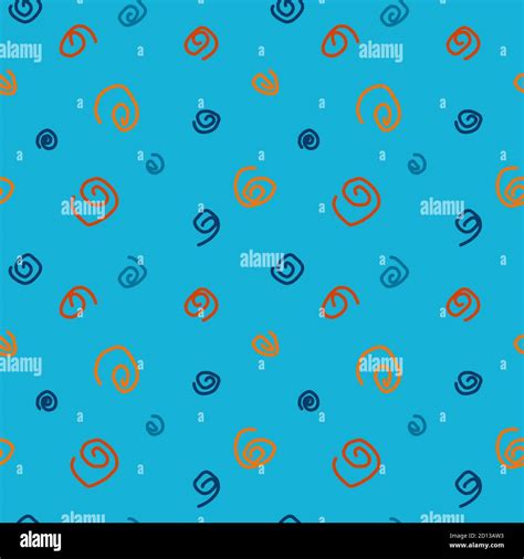 Simple Repeating Seamless Swirl Pattern Background For The Design