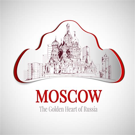 Moscow City Emblem 454152 Vector Art At Vecteezy
