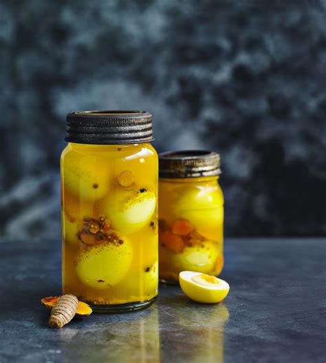 Turmeric Pickled Eggs Recipe Olive Magazine