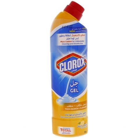 Buy Clorox Gel Thick Bleach Cleaner With Citrus Purity 750 Ml توصيل