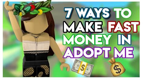 7 Ways To Make Fast Money In Adopt Me Adopt Me Roblox Youtube
