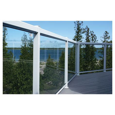 Tempered glass panels made to custom sizes. Tempered Glass Railing Panel - 48" | RONA
