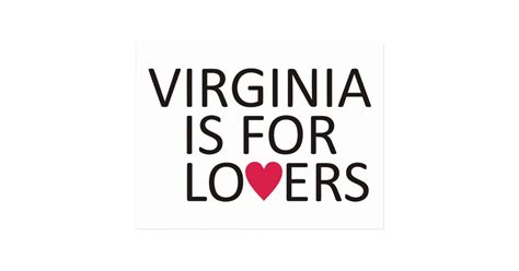 Virginia Is For Lovers Postcard
