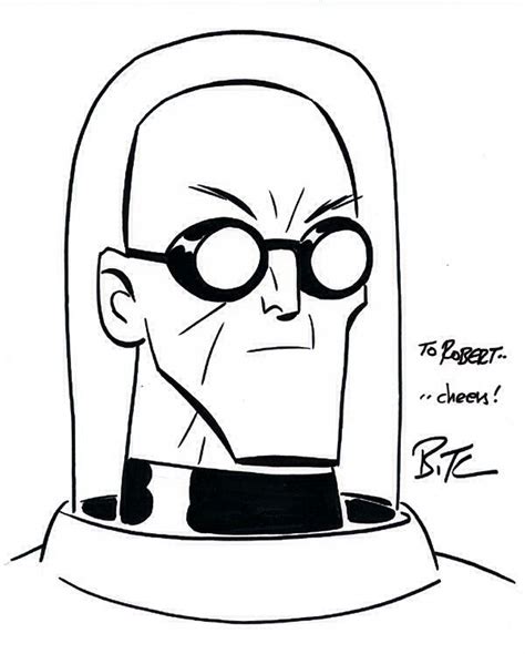 Mr Freeze Sketch By Bruce Timm Dc Comics Vs Marvel Ben 10 Comics Arte