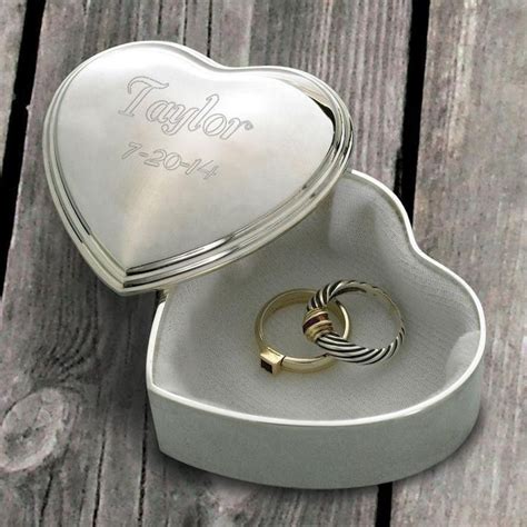 Silver Plated Heart Trinket Box This Gorgeous Jewelry Box Includes