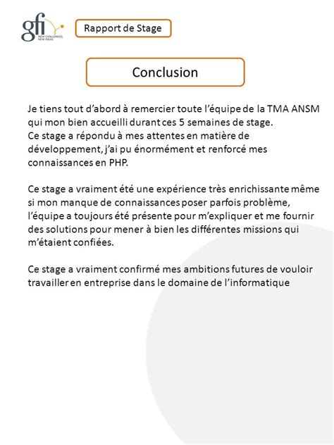 Exemple De Rapport De Stage Bts Assistant De Direction ...