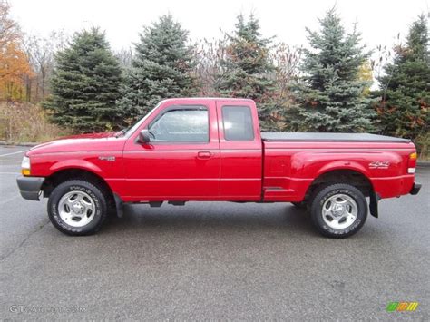 1998 Bright Red Ford Ranger Xlt Extended Cab 4x4 38690466 Gtcarlot