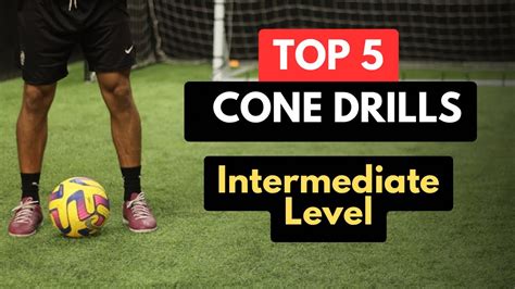 Improve Dribbling Skills Cone Drills For Soccer Players Youtube