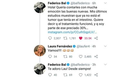 Luego de tres meses de relación, laurita fernández confirmó su separación de federico bal. Exitoina | La reacción de Laurita Fernández tras la ...